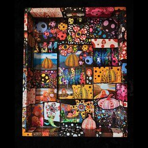 Colorful Handmade Frame | Kusama Style Pop Art Decoupage | Unique Home Décor